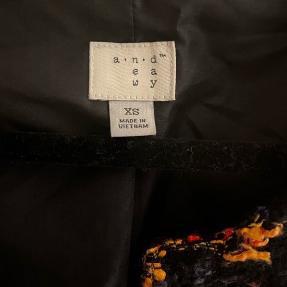 A NEW DAY Tweed Open-Front Blazer | Size XS - Picture 3 of 5